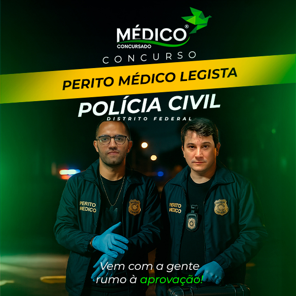 Perito Médico Legista – Polícia Civil do Distrito Federal: Curso Preparatório Específicas + Inespecíficas - Médico Concursado® </br> <span class="preco">💳 12 x de R$ 268,59</span>