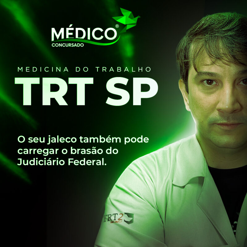 Médico do Trabalho TRT2 São Paulo: Curso Preparatório Específicas + Inespecíficas - MedicoConcursado® </br> <span class="preco">💳 12 x de R$ 227,22</span>
