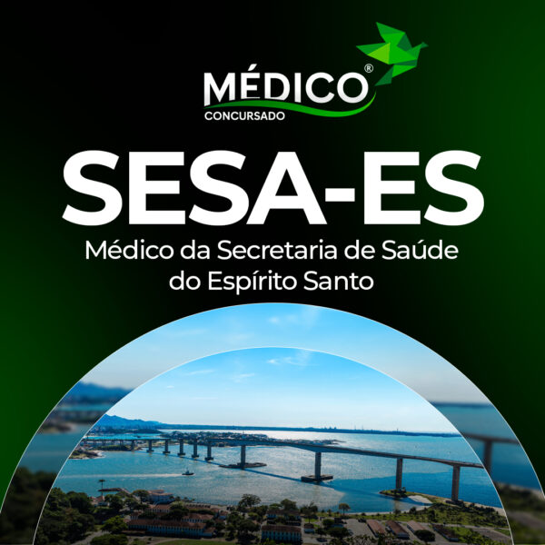Médico Secretaria de Saúde do Espírito Santo: Curso Preparatório Específicas + Inespecíficas - MedicoConcursado® </br> <span class="preco">💳 12 x de R$ 154,93</span>